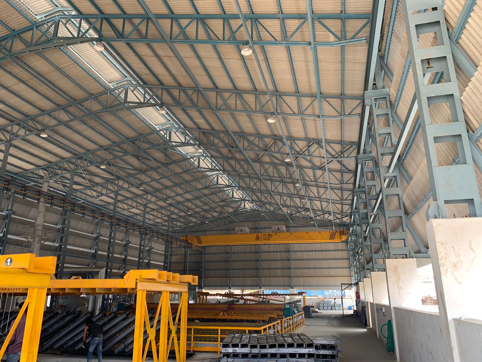 Galvanizing plant vertical structure